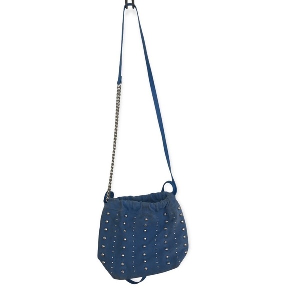 Sam Edelman Handbags - 3/$15 Sam Edelman light blue suede and silver studded crossbody purse